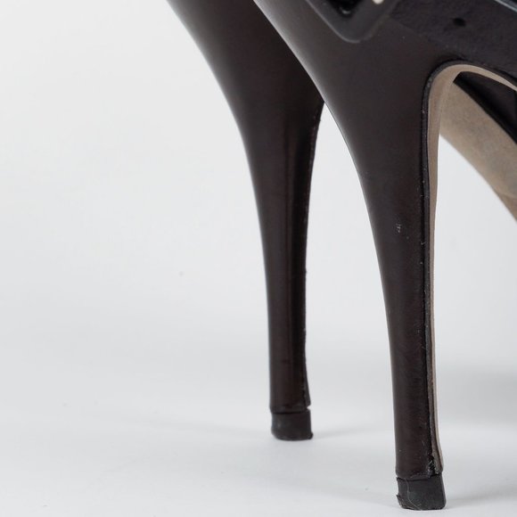 Alexander Wang Matte Black Leather Sandal - Picture 9 of 9